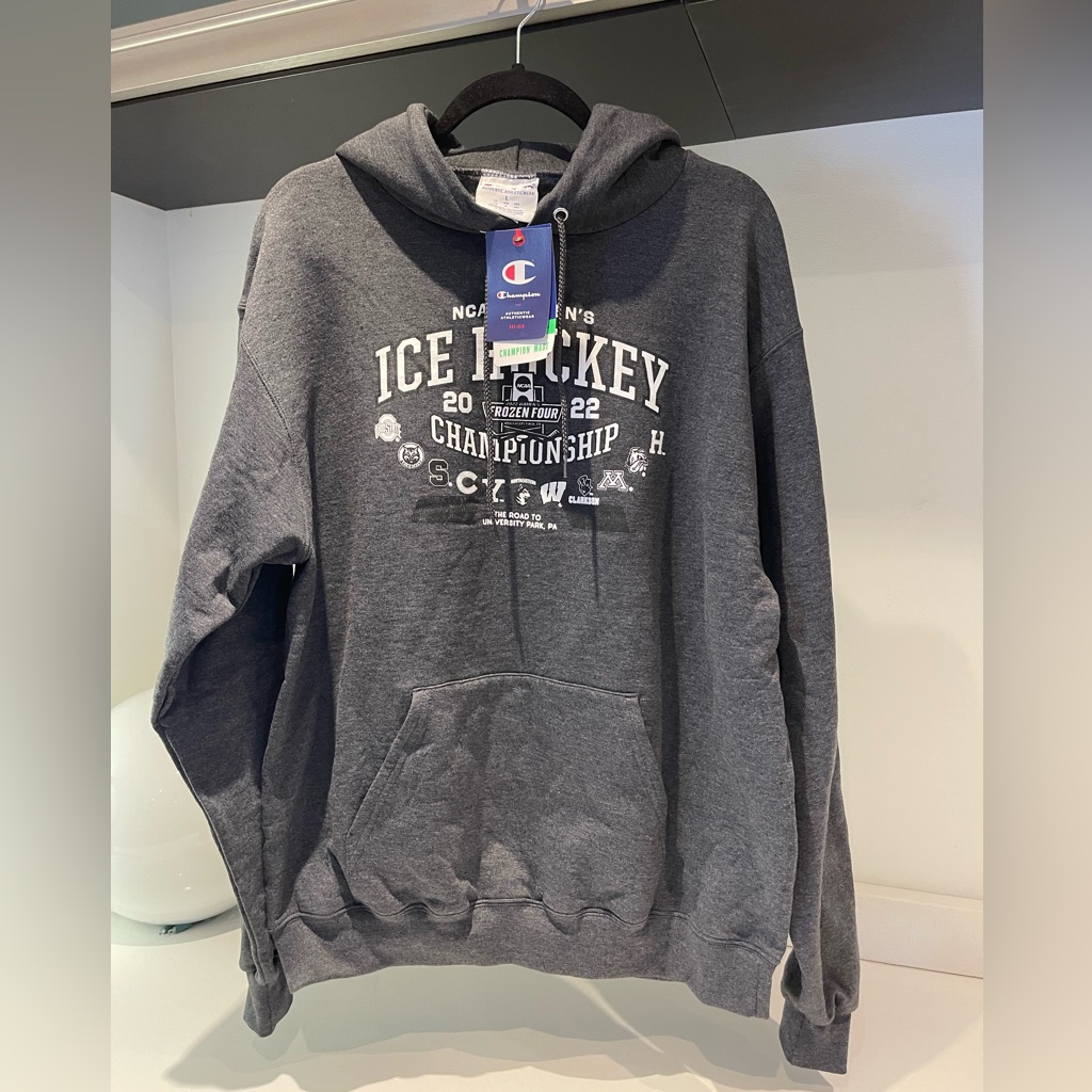 Champion Ncaa Hockey Frozen Four 2022 Gray Hoodie Womens Large